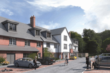 Side Exterior of Oadby Manor Care Home in Oadby, Leicestershire